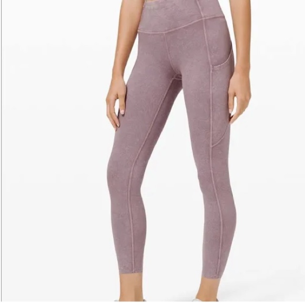 Lululemon ice dye fast and free leggings